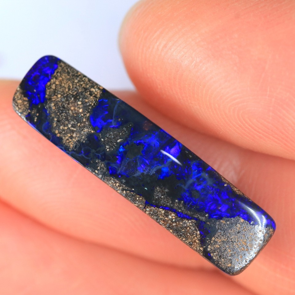 6.70 TCW BLUE/PURPLE Natural AUSTRALIAN Boulder Opal Stone +VIDEO eBay