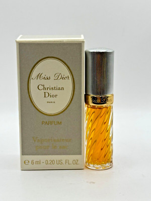 MISS DIOR BY CHRISTIAN DIOR 6ML PARFUM SPRAY (NEW WITH BOX)