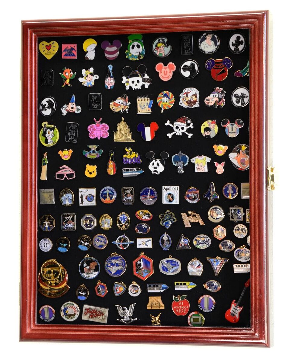 Pin Badge Display Metal-frame, Enamel Pin Display Box for