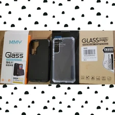 Samsung S21/s22 Bundle 2 cases & 1+2 tempered glass screen protector set