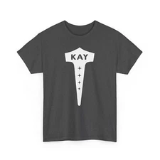 Kay Guitar Headstock Badge T-Shirt - 1960s Vintage Harmony Amp Logo 13 Colors!