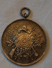 Silber 990 Medaille Sch&uuml;tzenverein Fuchshain 1908