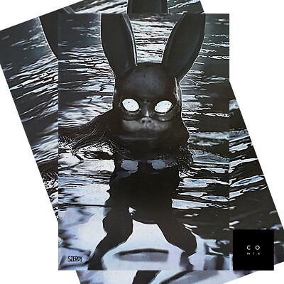 Bunny Mask #4 Nathan Szerdy Exclusive Virgin Variant COMIC Ltd to 500 with COA