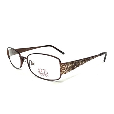 South Hampton SH 908 BR Brille Rahmen Brown Gold Rechteckig 52-16-135