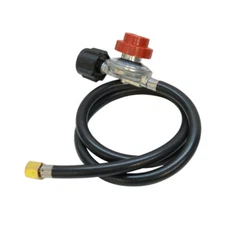 4 Ft Hose Propane Regulator High Pressure LPG BBq Gas Burner Stove Fryer