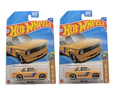 2025 Hot Wheels BMW 2002 77 Dull Yellow - Set of 2