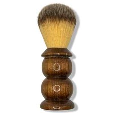 Wood Synthetic Hand-Turned Shaving Brush 25mm - by Matt Lindholm Pre-Owned