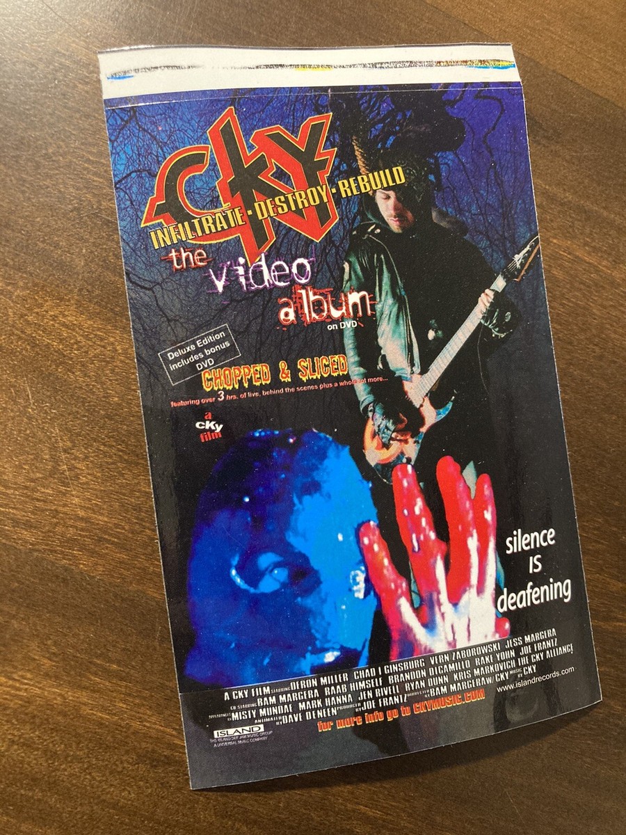 CKY: Infiltrate, Destroy, Rebuild (DVD, 2003) Video Album Bam