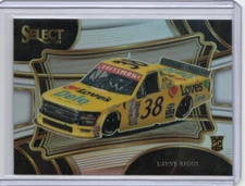 2024 Panini Select Racing NASCAR Layne Riggs Rookie RC Pit Road Silver Prizm