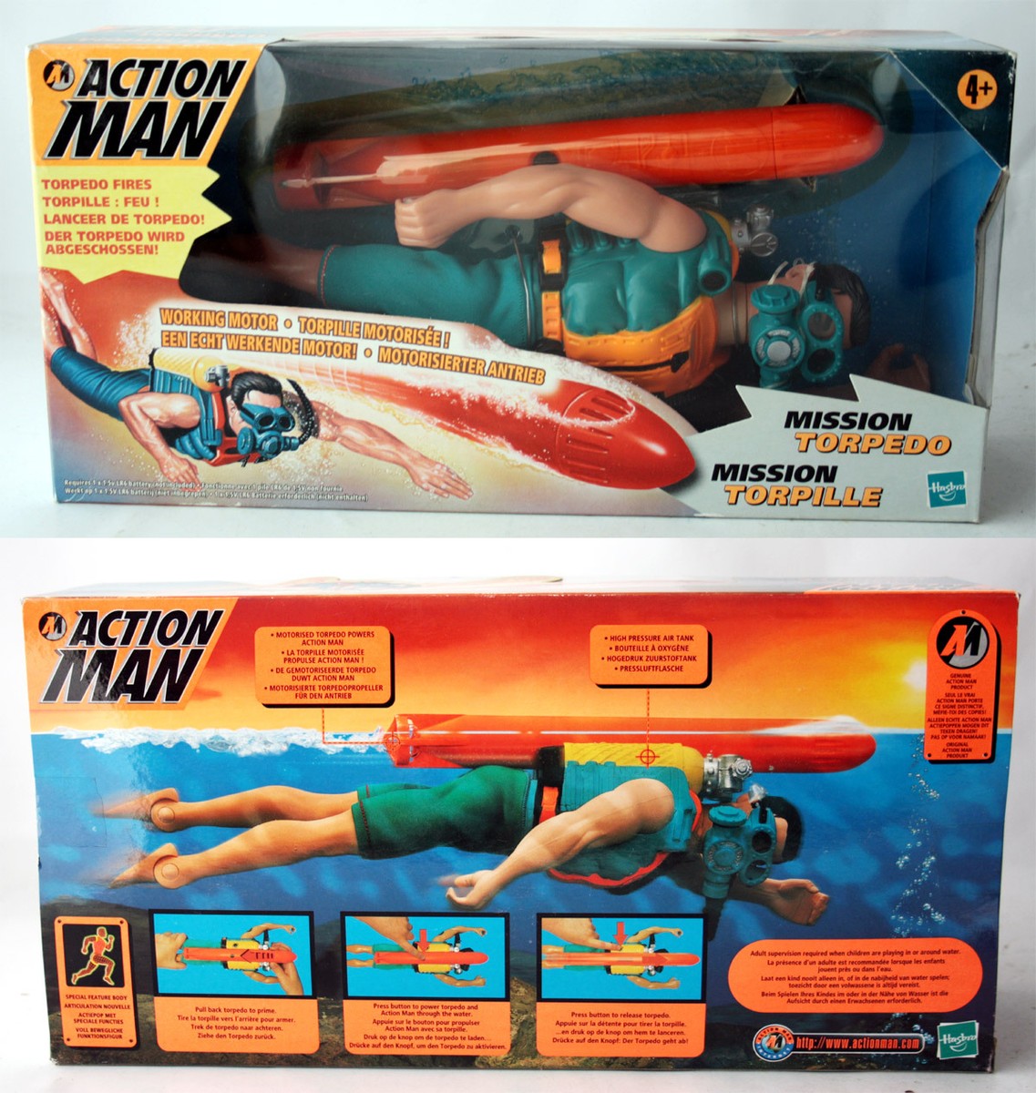 G.I. Joe A Real American Hero Torpedo (SEAL