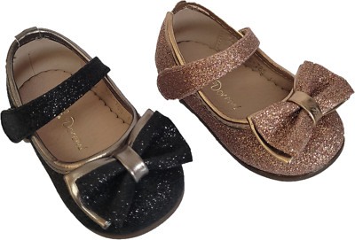 Mädchen Festtagsschuhe Ballerina Glitzer Hochzeit Prinzessin Neu 998-78S