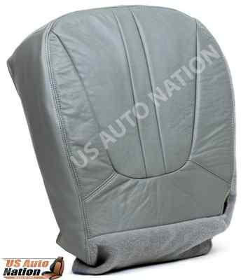 1997-1999 Ford Expedition XLT with Leather Driver Bottom Leather Seat Cover GRAY