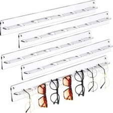 Wall Mounted Sunglasses Eyeglasses Display Rack Eyewear Holder Organizer 7 Holes