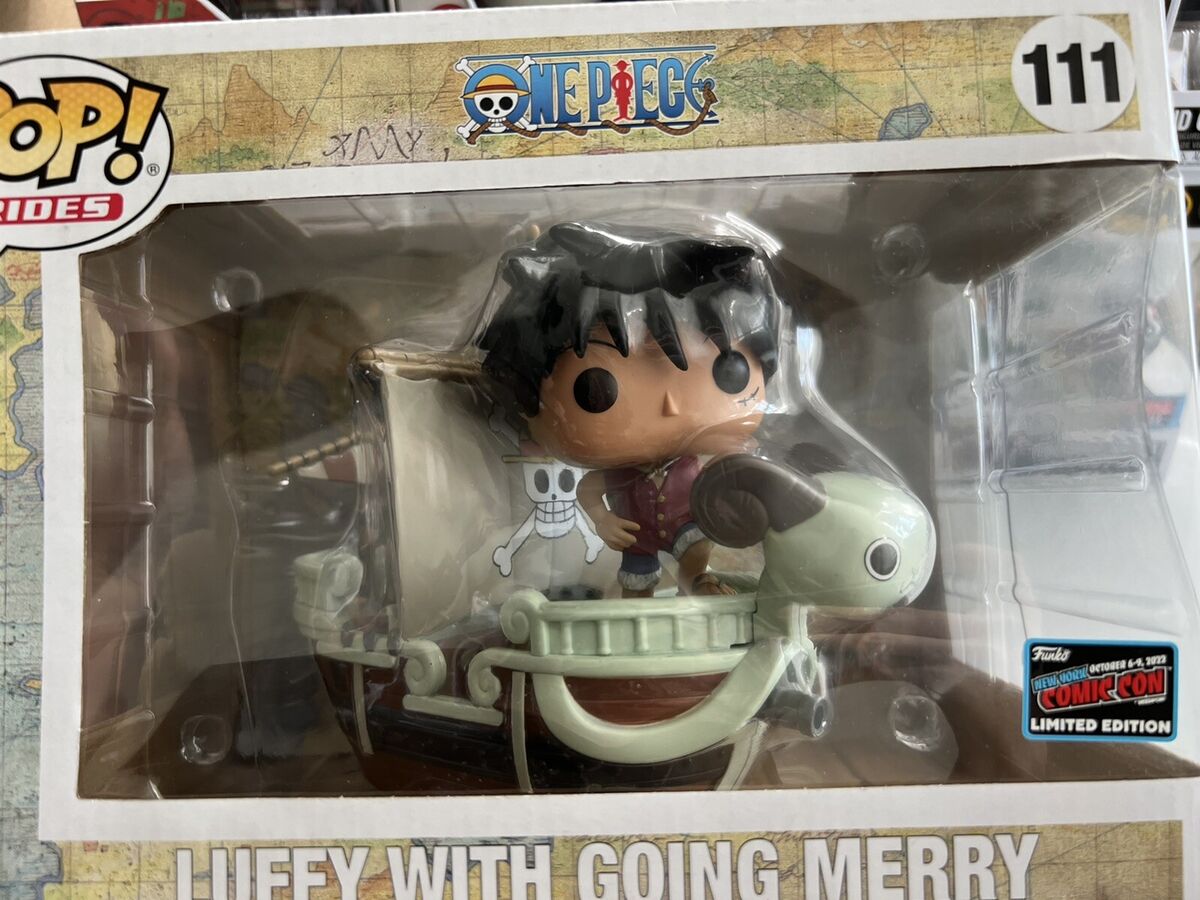 Funko Pop! Rides One Piece Luffy with Going Merry 2022 NYCC Exclusive  Figure #111