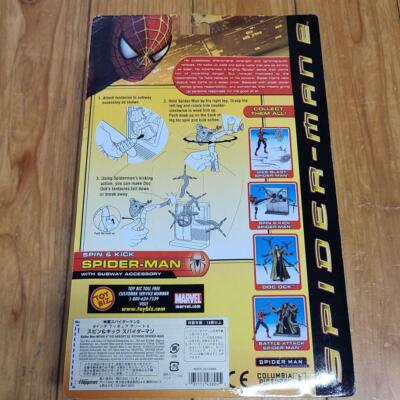 Spider-Man2 Movie 6in Figure Assort 3 Subway Accessory Spin & Kick
