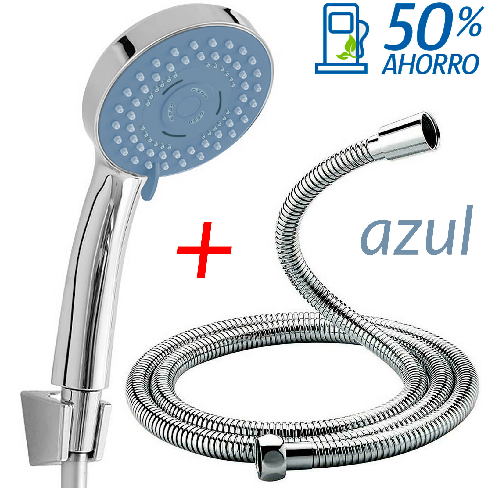 TELEFONO MANGO DE DUCHA ALCACHOFA + MANGUERA FLEXO FLEXIBLE MODELOS A ELEGIR