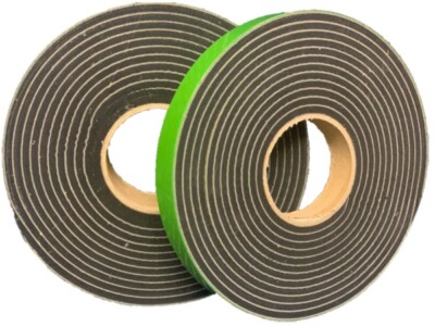 Kompriband trioplex 20/6-10 mm, S, schwarz, 8m