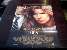1987 Poster Nuts Barbra Streisand Richard Dreyfuss Martin Ritt Warner Bros. Loca