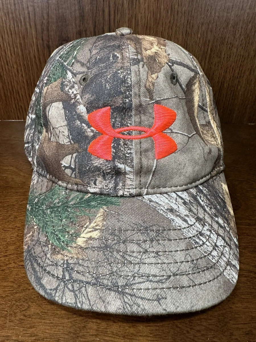 Under Armour hat camo pink womens adjustable size