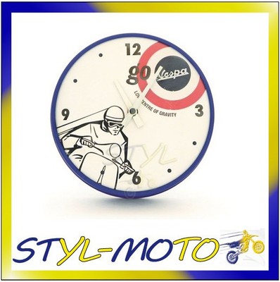 VPLL53 VESPA OROLOGIO DA PARETE BERSAGLIO Ø 50 PIAGGIO UFFICIALE