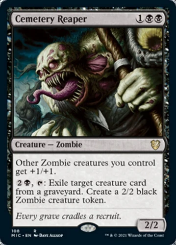Cemetery Reaper [Innistrad: Midnight Hunt Commander] Magic MTG