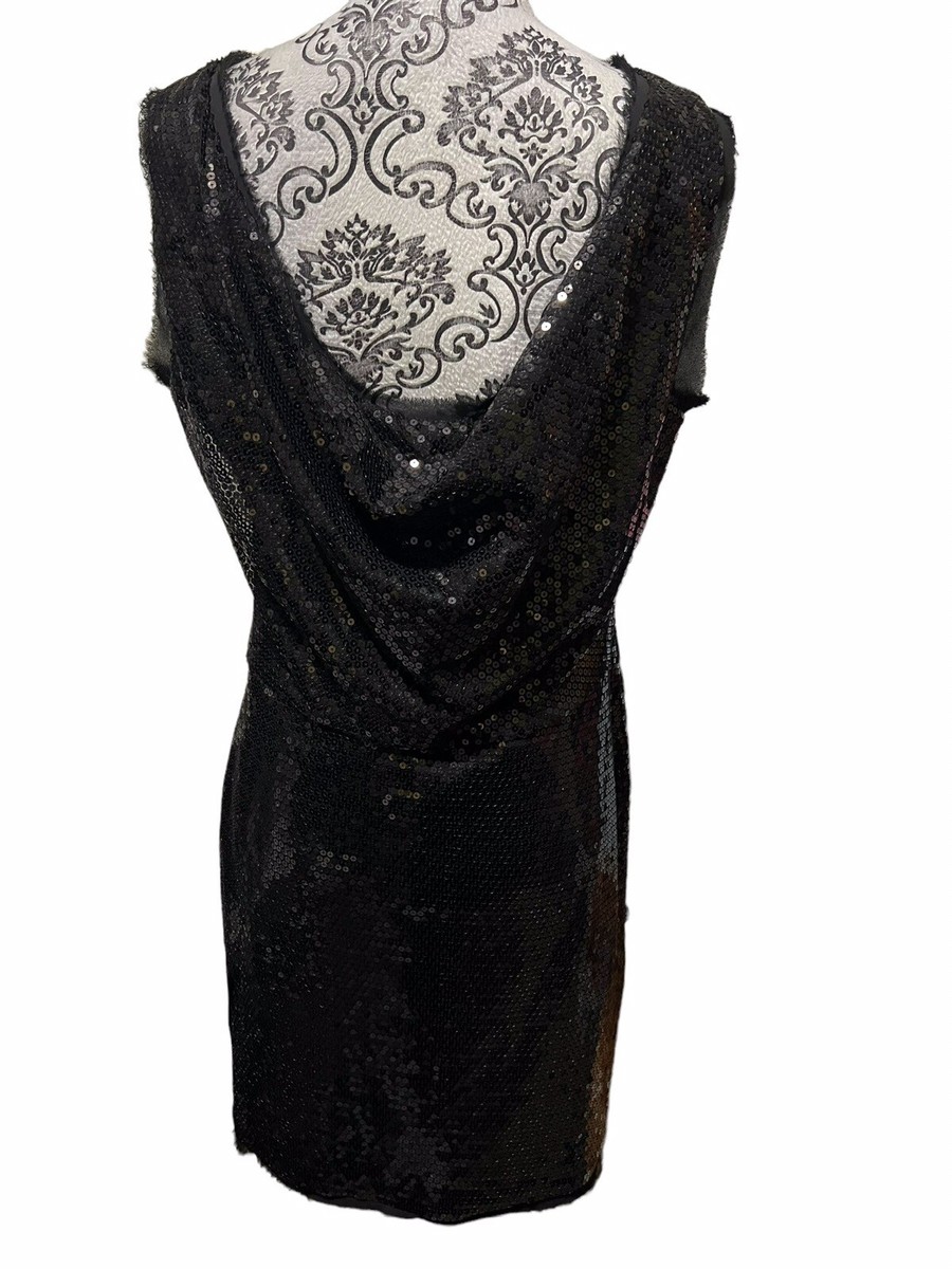 cynthia rowley black sequin dress Cynthia Rowley Serena Sequin Dress