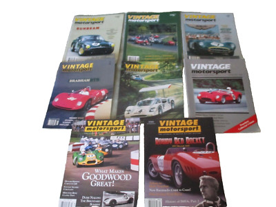 Vintage Motorsport Magazine Lot of 8