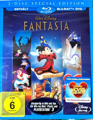 FANTASIA   - Disney - Blu-ray  & DVD - Schuber  - Neu OVP