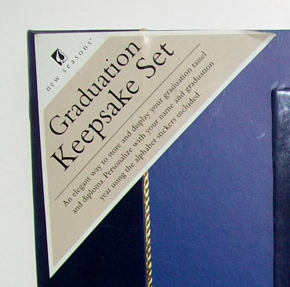 Seasons Graduation Keepsake Set Album Tassel Diploma Photo Display 9" x11.5" - Image 3 of 4