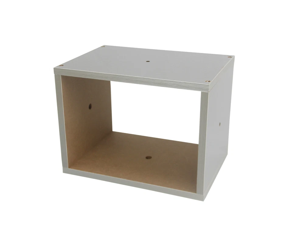 Cubby Hole Storage Organizer Modular Wood Blocks Cubes Toy Shoe Rack Dorm - Image 2 of 4