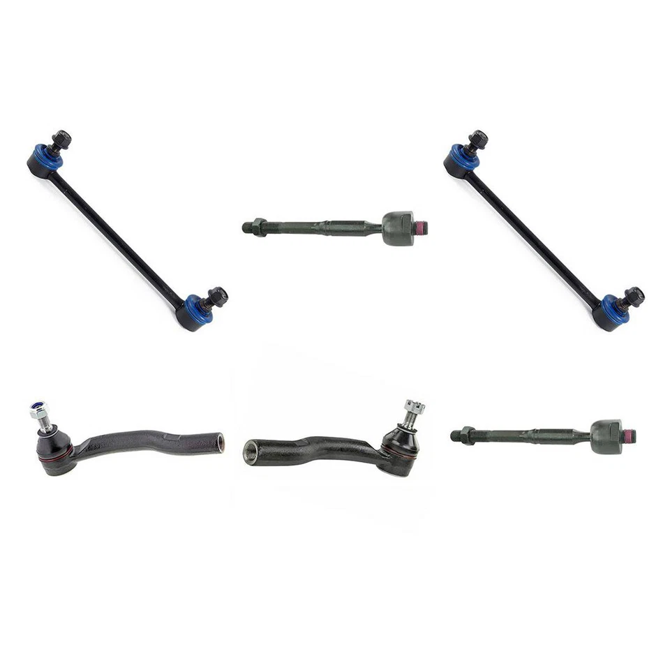 Barra estabilizadora de extremo de barra estabilizadora de amarre delantera Mevotech 6 piezas para Toyota Camry 2012-2017 Foto 2 de 4