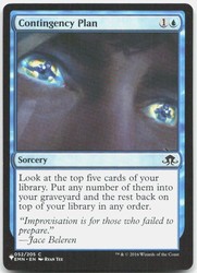 Contingency Plan 52/205 Eldritch Moon Common MTG
