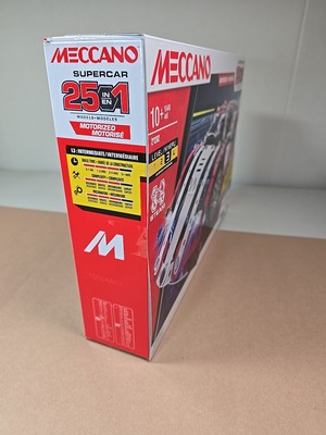 Meccano Supercar 25-in-1 Model 2102 Motorized Vehicle Building Kit