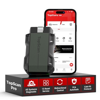 2026 TOPDON Topscan PRO All System Scanner Key Programming Diagnostic Bluetooth