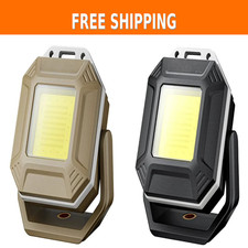 COB LED Inspection Lamp Waterproof Magnetic Rechargeable Flashlight Work Light