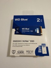 WD Blue SN5000 2TB NVMe PCIe Gen 4.0 M.2 2280 Internal SSD - New Sealed