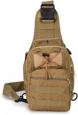 MiOYOOW Taktischer Umhängetasche, Verstellbarer Brusttaschen Slingbag, Outdoor 