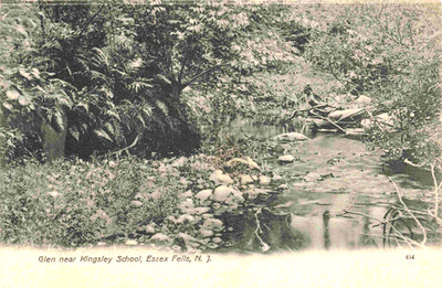 A View Of The Glen Near Kingsley School, Essex Fells, New Jersey NJ 1907