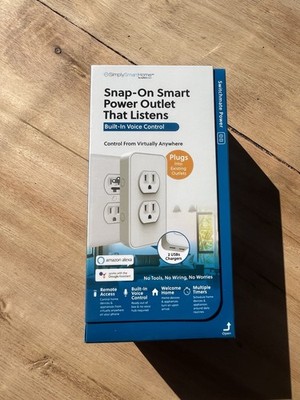 Switchmate Power Snap On Simply Smart Home  Power Outlet With Voice Control