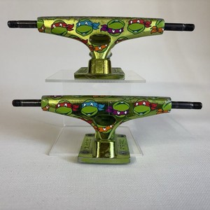Krux Krome X TMNT Skateboard Trucks 8” Used Hard To Find Sk8