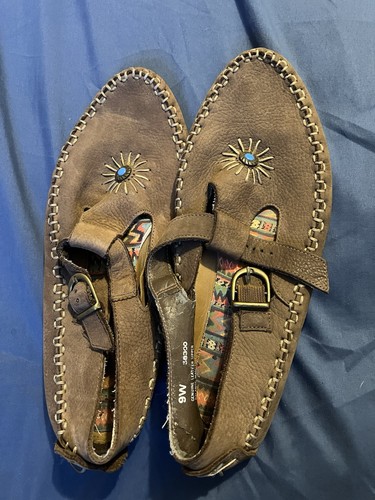 Women’s Hush Puppies Brown Moccasin 9W