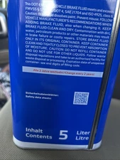 ATE Original SL.6 DOT 4 Brake Fluid, 5 Liter Can