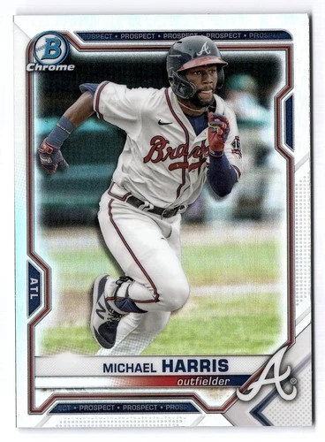 Michael Harris II 2021 Bowman Chrome Michael Harris II #BDC-86 Refractor