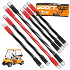 Club Car Heavy Duty Battery Cable Kit, 7PCS Golf Cart Battery Cable Wiring Kit
