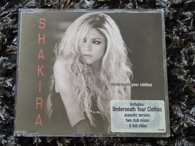 SHAKIRA Underneath Your Clothes 2002 Australian 4 Track Enhanced CD Single Impor