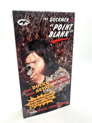 Duckmen 2 Point Blank Duck Commander Phil Robertson Duck Dynasty A&E  1995 VHS
