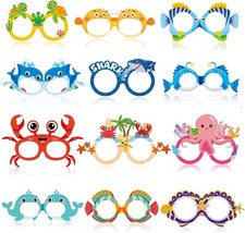 LovesTown 36PCS Under the Sea Party Decorations, Ocean Party Favors Sea Animal T