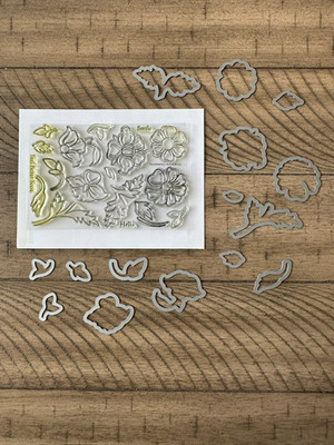 Altenew Floral Motif stamps and dies