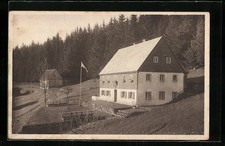 Ansichtskarte Sayda, Jugendherberge Mortelgrund 