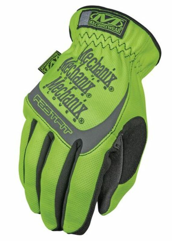 Gants MECHANIX Safety FastFit jaune fluo taille L de protection